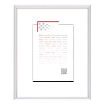 Cadre photo Gallery blanc 24x30cm