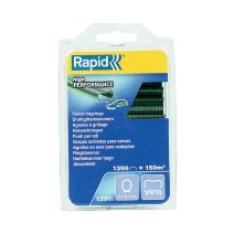 Agrafes grillage VR16 plastifiées vert 1390 - RAPID