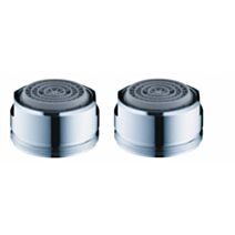 2 mousseurs de robinetterie Soft Jet M24 - HANSGROHE