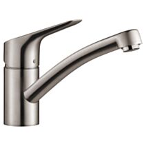 Mitigeur évier MYSPORT S - bec orientable - inox - HANSGROHE