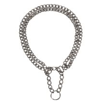 Collier étrangleur 2 rangs L: 50 cm/2,5 mm