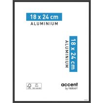 Cadre Accent Aluminium Noir 18x24cm - NIELSEN