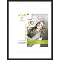 Cadre photo Apollon bois 60x80cm pour photo 50x70cm noir - NIELSEN