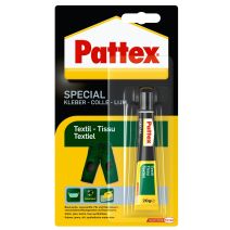 Colle spécialités matériaux textile 20g - PATTEX
