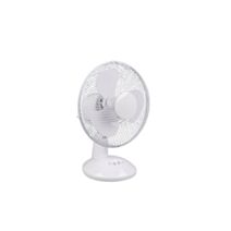 Ventilateur de table Bergen Ø28xh.36cm plastique blanc - TRIO