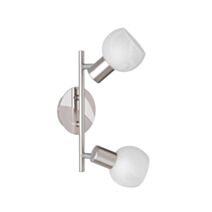 Spot Antibes Nickel Mat Métal Exclu 2xE14 Max.28W - REALITY