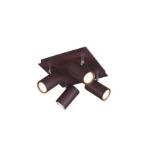 Spot Marley Rouille Métal Exclu 4xGU10 Max.35W - TRIO