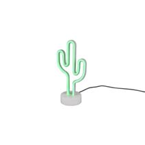 Lampe de Table Cactus Blanc H.29cm - REALITY