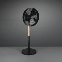 Ventilateur sur pied Viking Ø45xH.120,5cm Noir mat métal - TRIO