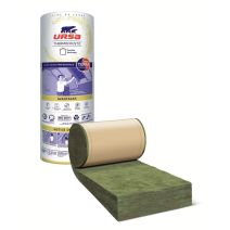 Rouleau Laine de Verre 40RN Ep.100mm 8x1,2m R=2,50m².K/W - URSA THERMOCOUSTIC