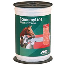 Ruban EconomyLine blanc 200m x 12,5mm - AKO