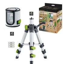 Laser à lignes croisées automatique + trépied compact