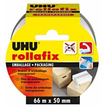 Ruban d'emballage transparent rollafix 66m
