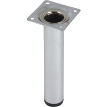 Pied cylindrique chromé H.150 Ø30 mm - BAR PLUS