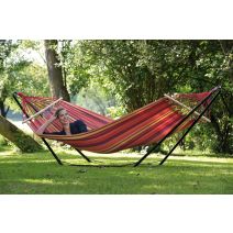 Hamac Tonga Vulcano + support Beach Set 200x100cm 100kg - AMAZONAS