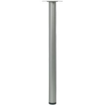 Pied cylindrique brossé H.400 Ø30 mm - BAR PLUS