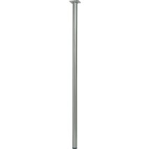 Pied cylindrique brossé H.800 Ø30 mm - BAR PLUS