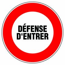 disque diamètre 180 mm rigide défense d'entrer - NOVAP