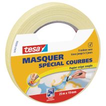 Adhésif de masquage courbes 25m x 19mm