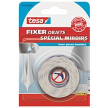 Adhésif Fixation Double-face Fixer Miroirs Pièces Humides, 1,5mx19mm