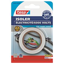 Adhésif Protection Isoler et Cercler Fils et Câbles Électriques 10mx15mm Blanc