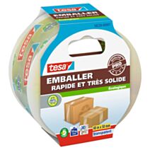 Adhésif Fermeture Cartons Robuste 40mx50mm Transparent