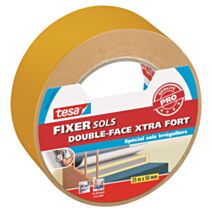 Adhésifs Sols Double-face Xtra Fort Fixation Moquettes Surfaces Variées 25mx50mm
