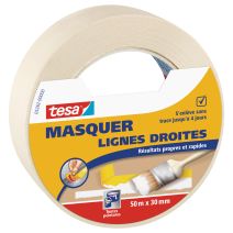 Adhésif de masquage lignes droites 50m x 30mm