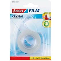 Adhésif Tesafilm® Crystal Easy Cut Dérouleur 33mx19mm Transparent