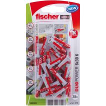 Cheville universelle DuoPower 6x30 sans vis