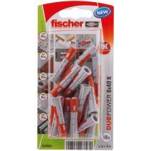 Cheville universelle DuoPower 8x40 sans vis
