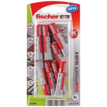 Cheville universelle DuoPower 10x50 sans vis