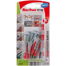 Cheville universelle DuoPower 8x40 avec vis