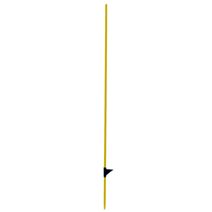 Piquet fibre de verre renforcé 12mm 140cm jaune avec bêche - AKO