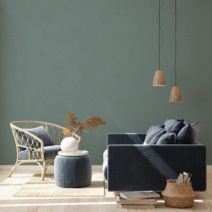 Papier Peint Vinyl Expansé Intissé Uni Cosy Vert Foret 5,3m² - AS CREATION