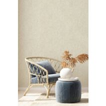 Papier Peint Vinyl Lourd Intissé Uni Relax Ivoire 5,3m² - AS CREATION