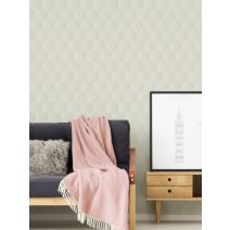 Papier Peint Vinyl Expansé Intissé Brooklyn Ecru 5,3m² - AS CREATION