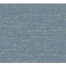 Papier peint vinyl intissé faux uni rayures transversales océan