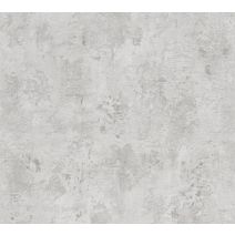 Papier peint vinyle lourd sur intissé uni Concrete gris 10,05x0,53m - AS CREATION