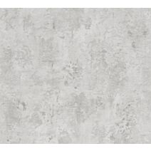 Papier peint vinyle lourd sur intissé uni Concrete gris 10,05x0,53m - AS CREATION