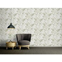 Papier peint vinyle lourd sur intissé estampe vert 10,05x0,53m - AS CREATION