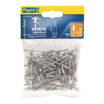 100 rivets standard alu Ø 4 x 8 mm