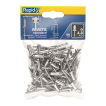 100 rivets standard alu Ø 4,8 x 10 mm