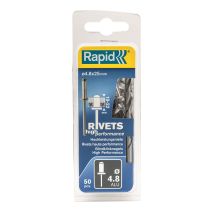Rivets hautes performances  Ø 4,8 x 25 mm