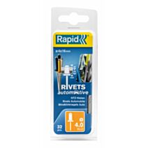 Rivets automobile couleurs  ø 4 x 16 mm