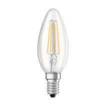 Ampoule LED E14 4W flamme filament blanc chaud