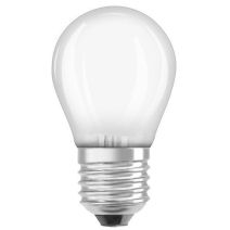 Ampoule LED E27 4W sphérique verre dépoli blanc chaud