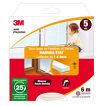 Joint mousse pour portes et fenêtres mauvais état - 3M