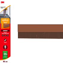 Joint isolation bas de porte adhésif sol irrégulier brosse triple isolation 93cm 3M