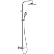 Colonne de douche Vernis Blend 200 1jet EcoSmart + mitigeur thermostatique Chromé - HANSGROHE